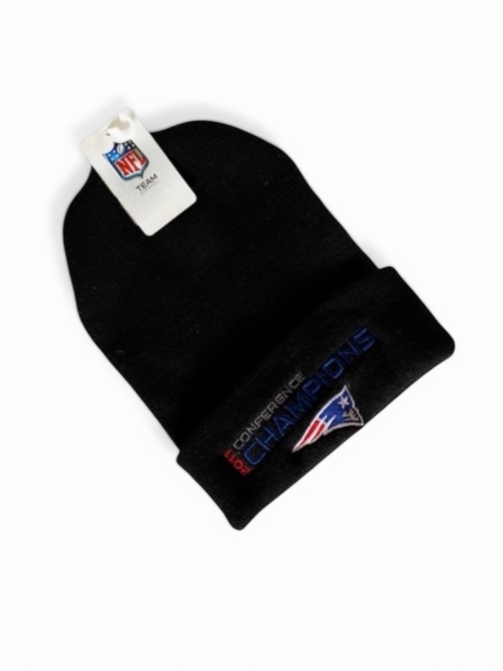 New England Patriots 2011 AFC Champs Beanie • Navy • Retired Design • NWT - Picture 7 of 9